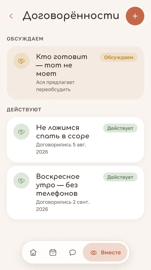 Договорённости